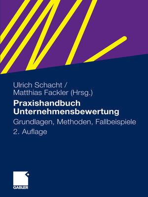 cover image of Praxishandbuch Unternehmensbewertung